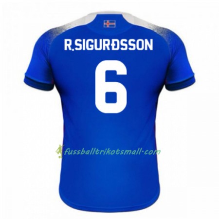 Günstige Fußballtrikots Island R.Sigurdsson 6 WM 2018 Heimtrikotsatz kaufen